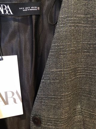 Chaleco ZARA Gris Talla S