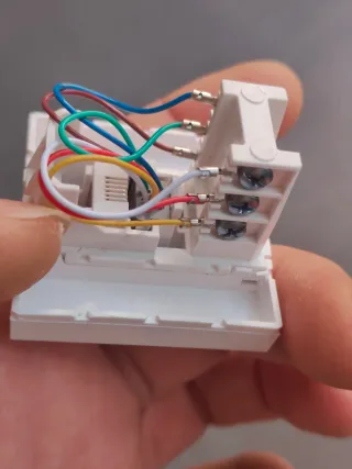 Toma de teléfono Schneider