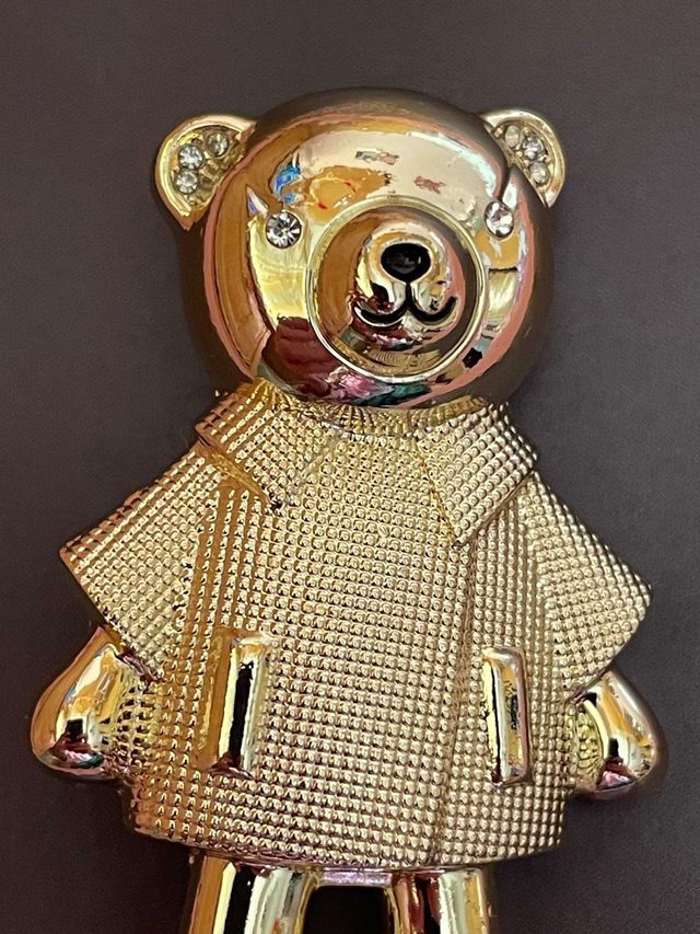 Broche Oso Gabardina Dorado
