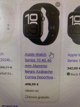 Apple Watch Series 10 Cellular + GPS Negro