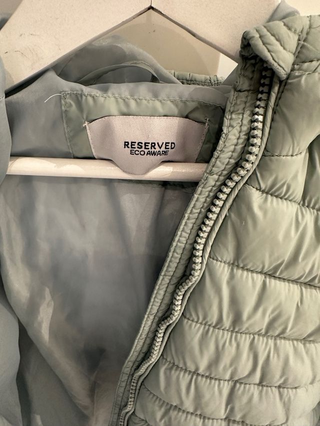 Abrigo Celeste Talla 7-8 Años