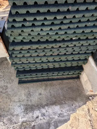 Losetas de caucho para exterior 1m por 1m