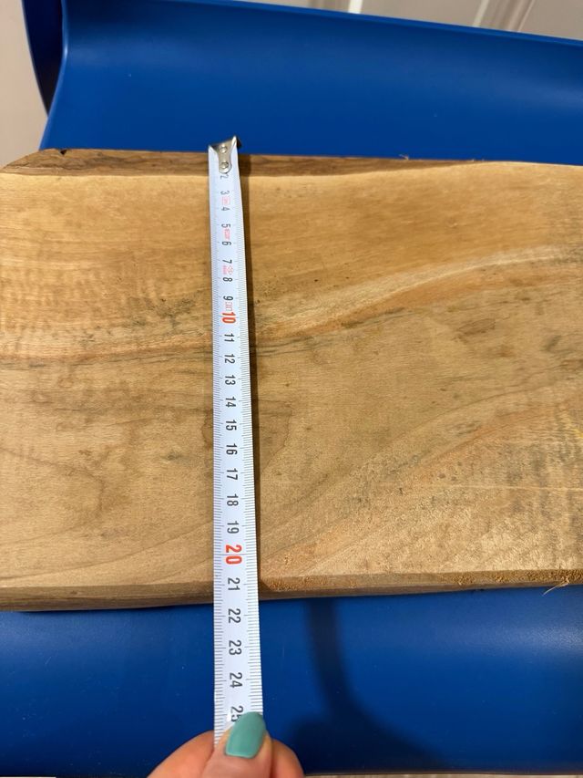 Tabla de cortar de madera natural