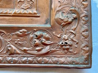 Pareja Placas Metálicas Antiguas (Perros de Caza)