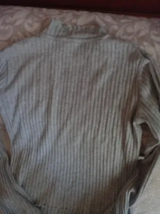 Jersey Stradivarius gris talla S