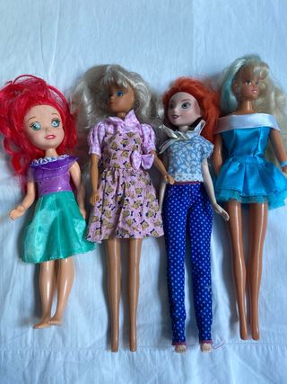 Lote 4 Muñecas Variadas