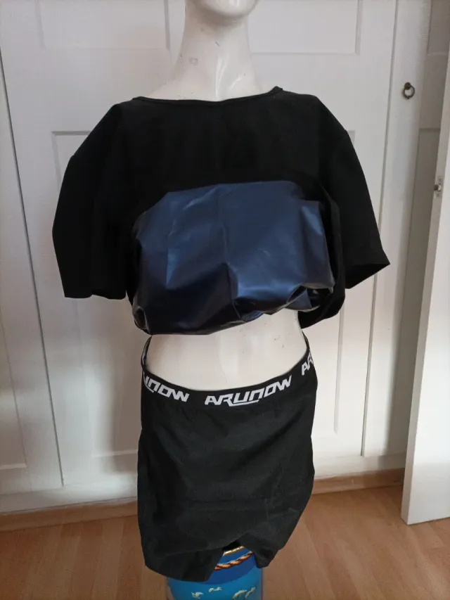 Conjunto de sauna negro