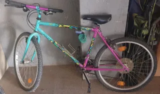 Bicicleta M1 Morada y Turquesa