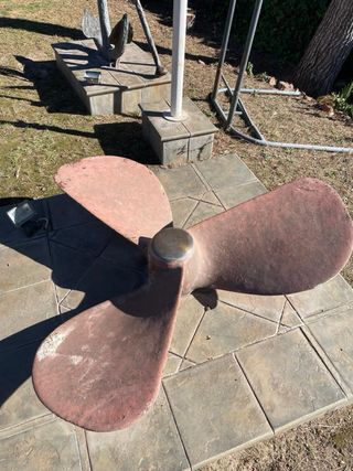 Turbina de barco grande