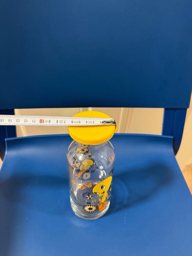 Jarra cristal Tweety tapa amarilla