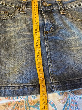 Mini falda vaquera Zara