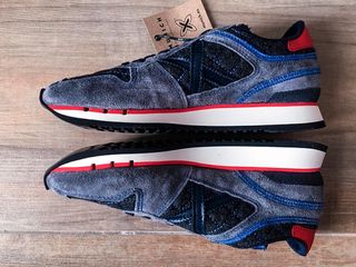 Zapatillas Munich Azul y Gris