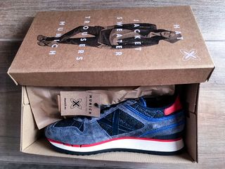 Zapatillas Munich Azul y Gris