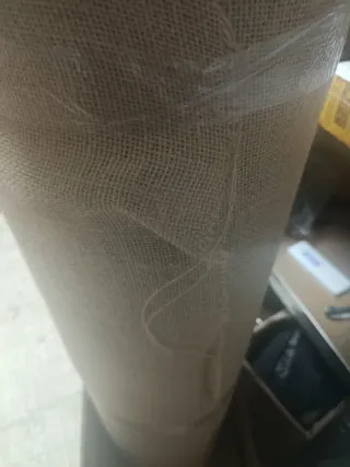 Rollo Tela Yute Beige Marrón