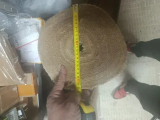 Rollo Tela Yute Beige Marrón