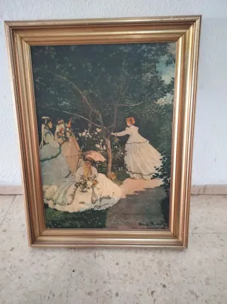 Cuadro Mujeres en el Jardín Monet