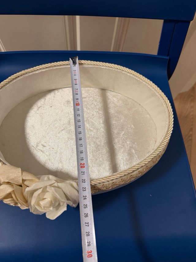 Bandeja terciopelo hecha a mano