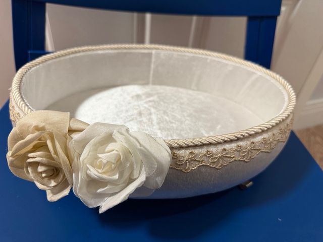 Bandeja terciopelo hecha a mano