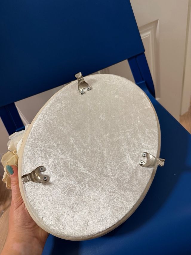 Bandeja terciopelo hecha a mano