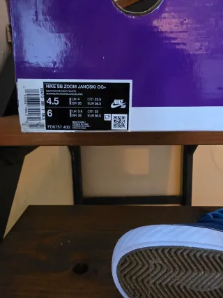 Nike SB Zoom Janoski Blu/Bianco