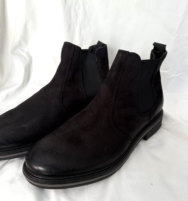 Stivaletti Chelsea Pelle Neri