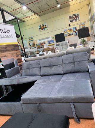 Sofá Cama Gris Pau