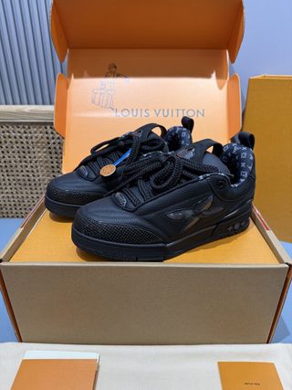 Louis Vuitton LV Skate Sneakers Bianche Grigie