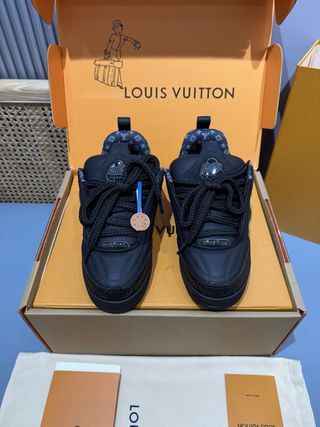 Louis Vuitton LV Skate Sneakers Bianche Grigie