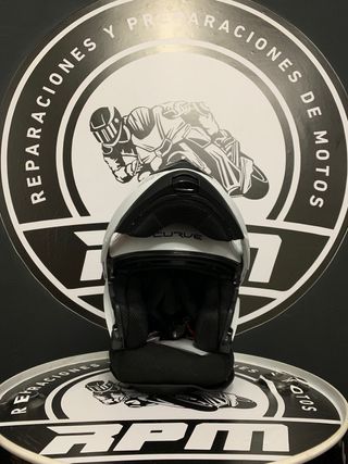 Casco Curve Krypton Modular Blanco Brillo Talla S