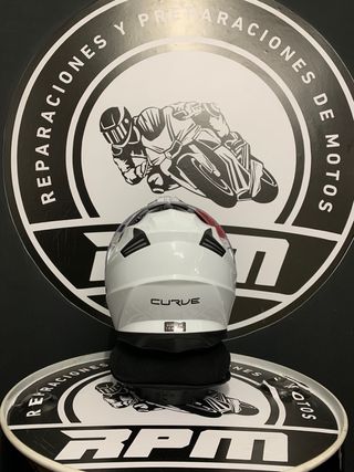 Casco Curve Krypton Modular Blanco Brillo Talla S