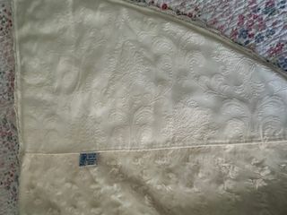 Pañolón Fallera Niña Beige con forro polar