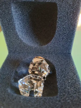 Figura Swarovski Perro Cristal Original