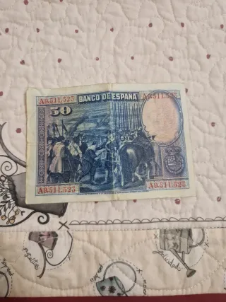 3 Billetes 50 Pesetas Banco de España 1928