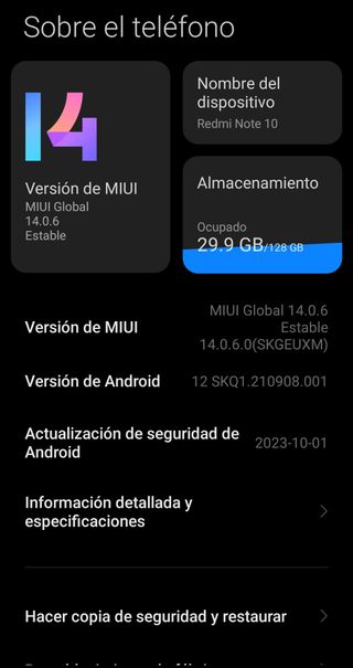 Xiaomi Redmi Note 10 Camara Mal