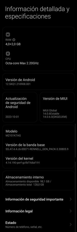 Xiaomi Redmi Note 10 Camara Mal