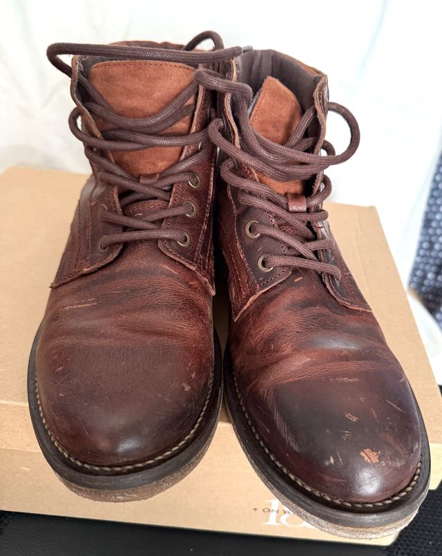 Scarponcini Bata Marroni Pelle