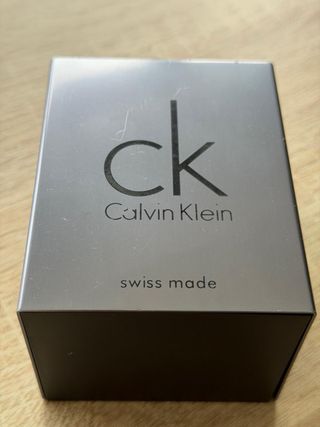 Reloj Calvin Klein Negro y Plateado