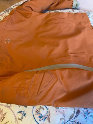 Chaqueta Quechua Naranja y Gris