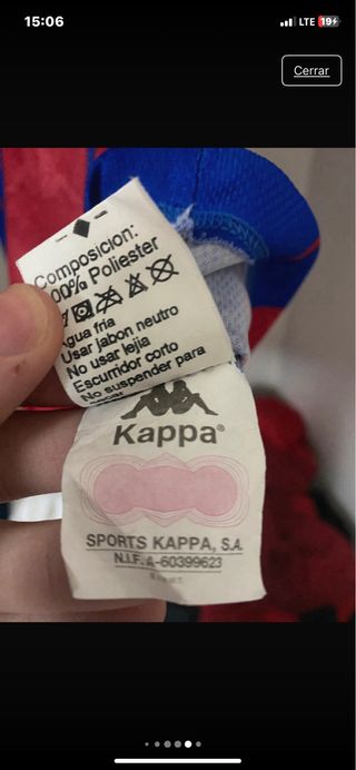 Camiseta Kappa FC Barcelona Talla XS