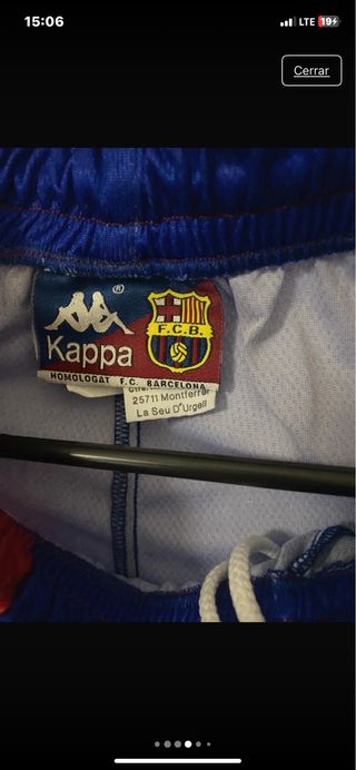 Camiseta Kappa FC Barcelona Talla XS