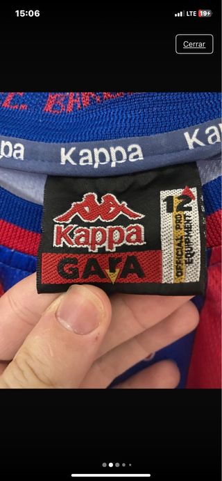 Camiseta Kappa FC Barcelona Talla XS