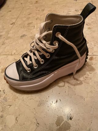 Converse Piel Plataforma Talla 35