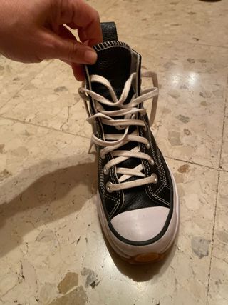 Converse Piel Plataforma Talla 35