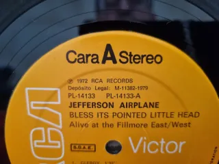 Vinilo Jefferson Airplane Bless Its Pointed Little