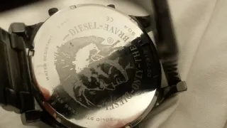 Orologio Diesel Nero e Oro