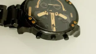 Orologio Diesel Nero e Oro