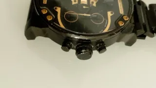 Orologio Diesel Nero e Oro