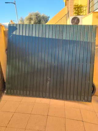 Porton de garaje metálico medidas 211 altura 251