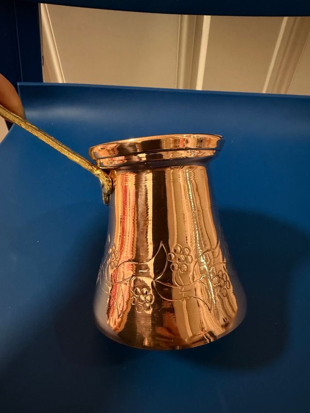 Cafetera Turca Cobre Grabado