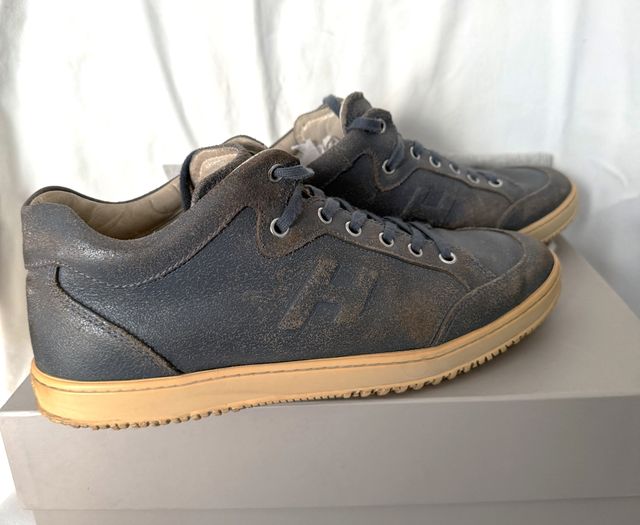 Hogan Sneakers Vintage Blu/Marrone
